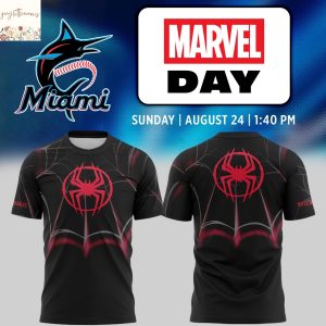 Marlins Marvel Spider-Man Miles Morales 3D T-Shirt
