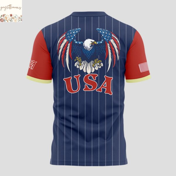 Miami Marlins Team USA Heritage Series 3D T-Shirt