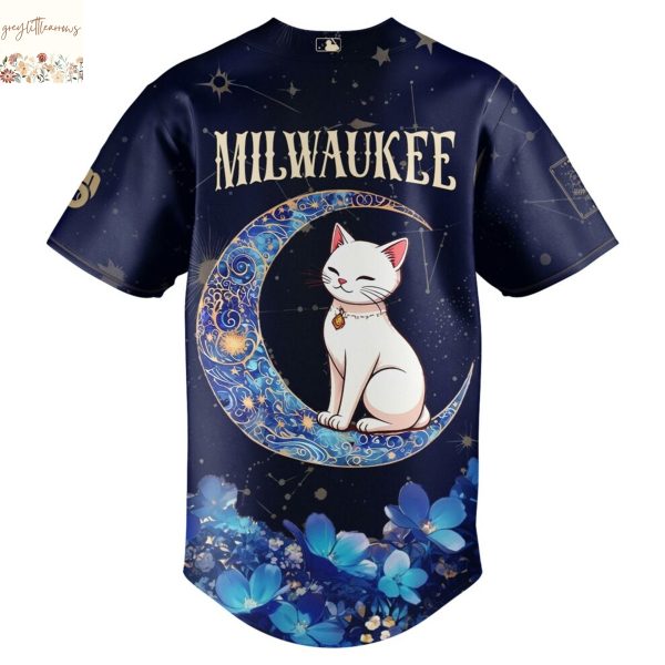 Milwaukee Brewers Cat Version Tarot Baseball Jersey