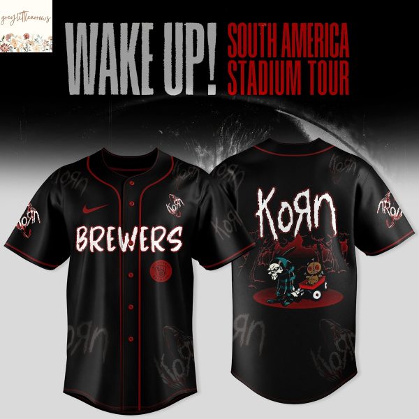 Milwaukee Brewers x System Of A Down Wake Up Tour 2025 Baseball Jersey