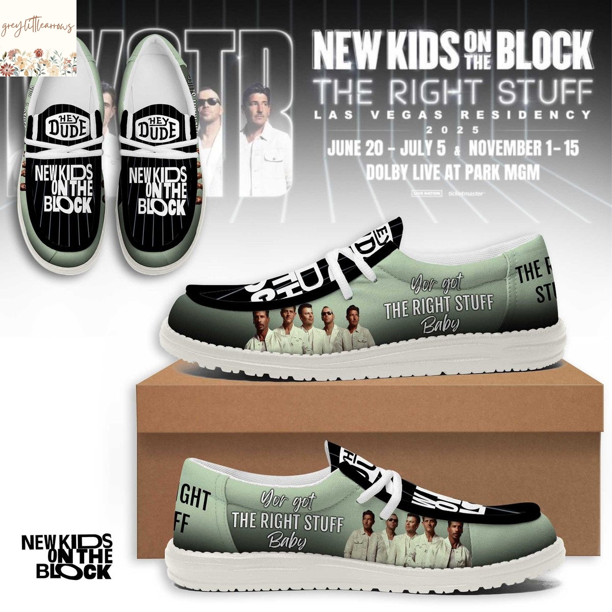 New Kids On The Block You Got The Right Stuff Baby Hey Dude Shoes New Kids On The Block You Got The Right Stuff Baby Hey Dude Shoes