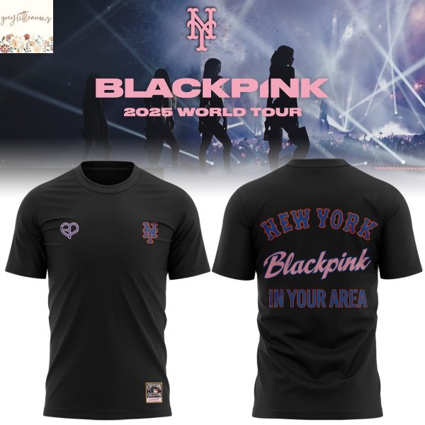 New York Mets x BlackPink 2025 Deadline World Tour In Your Area 3D T-Shirt