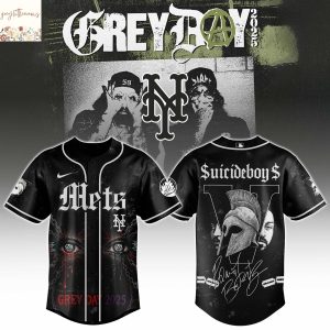 New York Mets x Suicideboys Grey Day 2025 Baseball Jersey