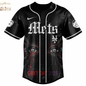 New York Mets x Suicideboys Grey Day 2025 Baseball Jersey