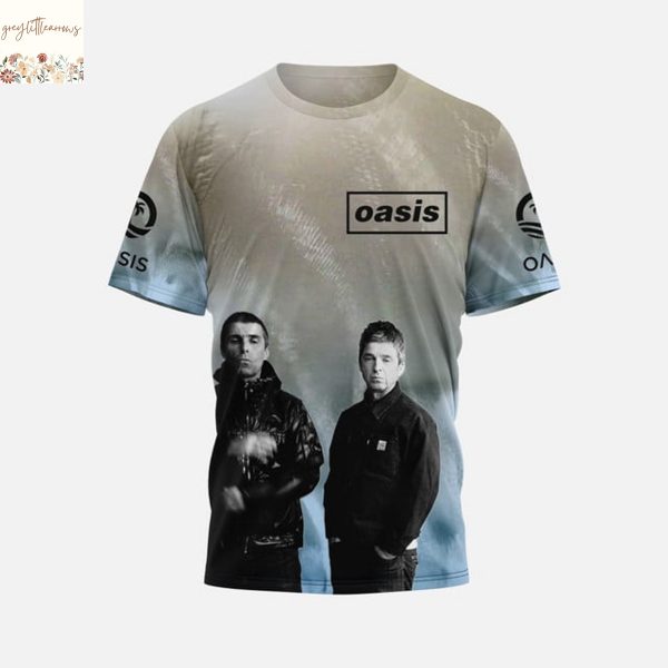 Oasis Live 2025 World Tour 3D T-Shirt