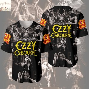 Ozzy Osbourne 1948-2025 Thank You For The Memories Baseball Jersey