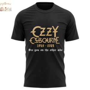Ozzy Osbourne See You On The Other Side Signature Thank You For The Memories 3D T-Shirt