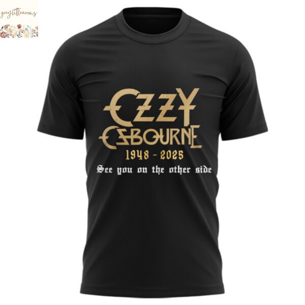 Ozzy Osbourne See You On The Other Side Signature Thank You For The Memories 3D T-Shirt
