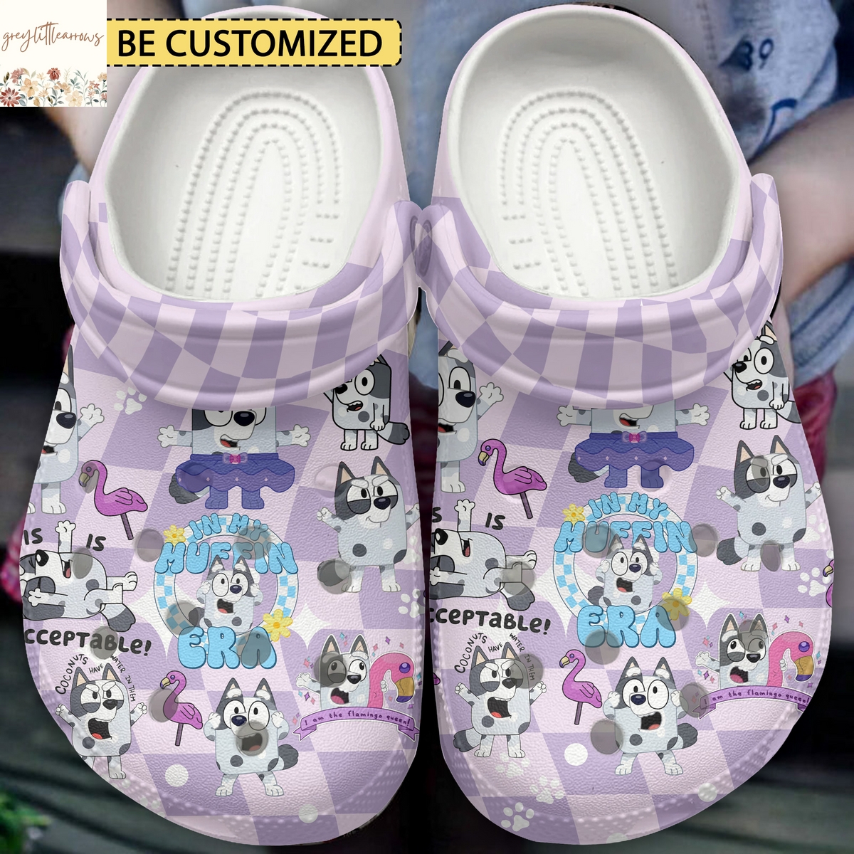 Personalized Bluey In My Muffin Era Crocs Personalized Bluey In My Muffin Era Crocs
