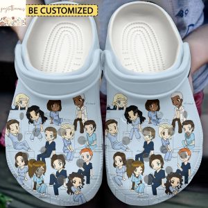 Personalized Greys Anatomy Crocs