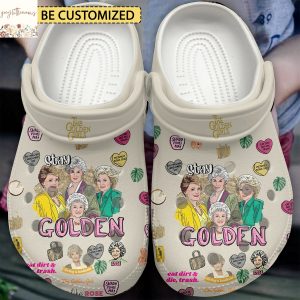 Personalized The Golden Girls Stay Golden Crocs