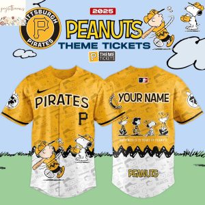 Pittsburgh Pirates Peanut Night 2025 Baseball Jersey