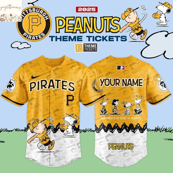 Pittsburgh Pirates Peanut Night 2025 Baseball Jersey
