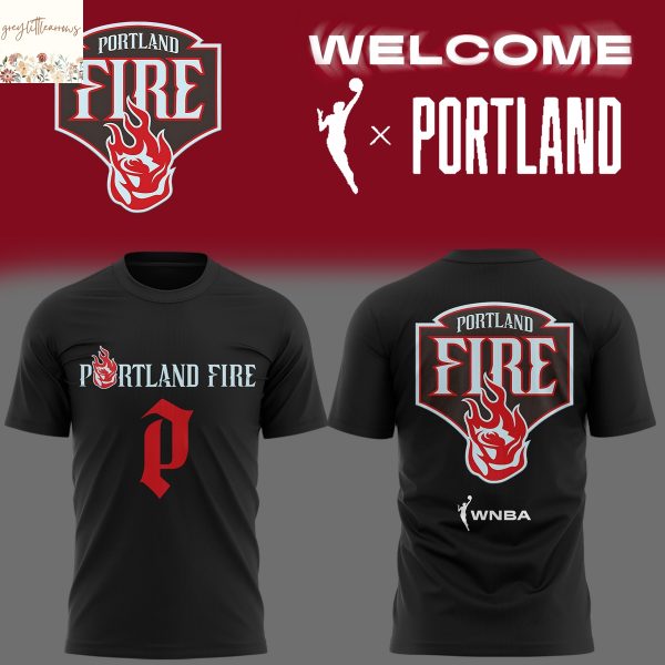 Portland Fire WNBA Welcome 3D T-Shirt