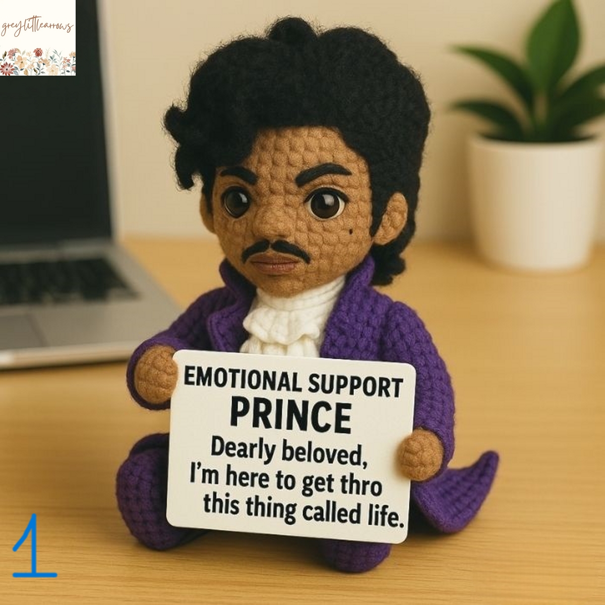 Prince Emotional Support Crochet Prince Emotional Support Crochet