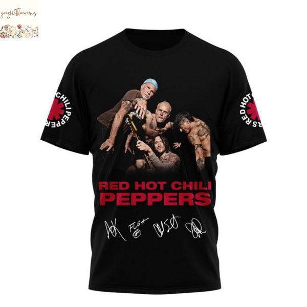 Red Hot Chili Peppers Give It Away Now Signature 3D T-Shirt