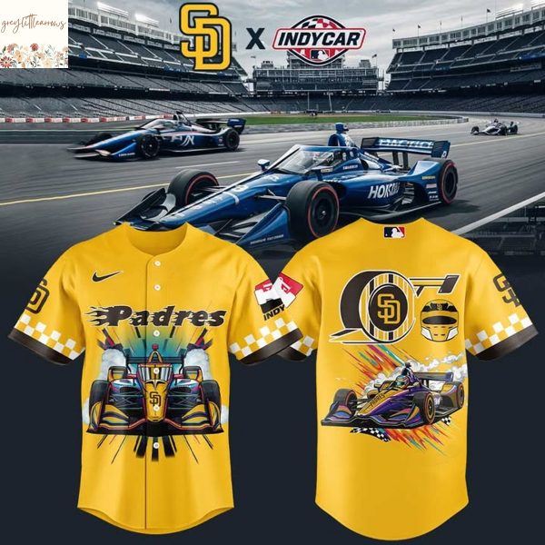 San Diego Padres x F1 Indycar Baseball Jersey