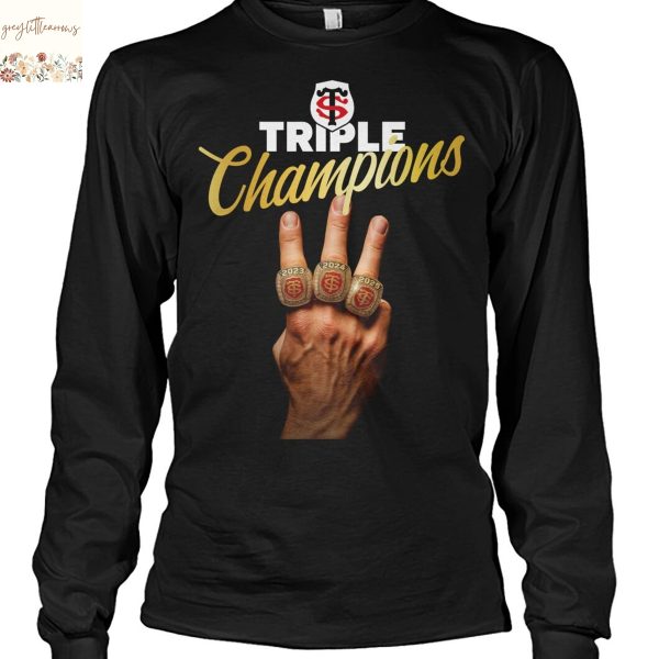 Stade Toulousain Triple Champions Unisex T-Shirt