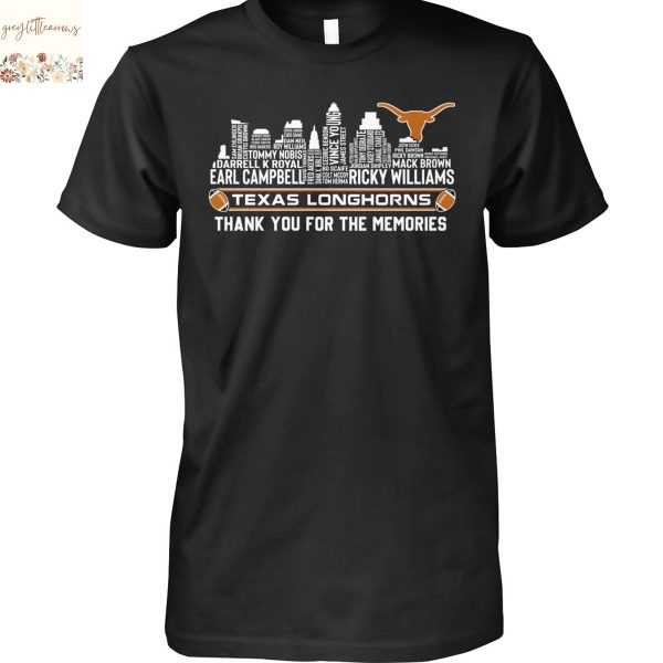 Texas Longhorns Thank You For The Memories Unisex T-Shirt