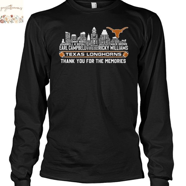 Texas Longhorns Thank You For The Memories Unisex T-Shirt