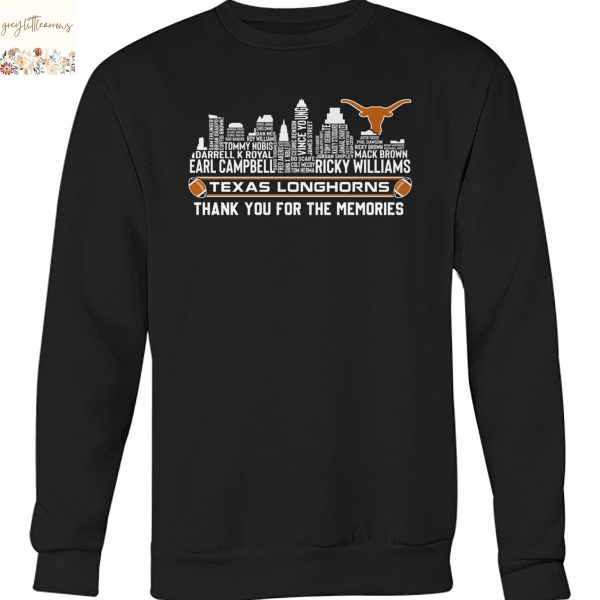 Texas Longhorns Thank You For The Memories Unisex T-Shirt