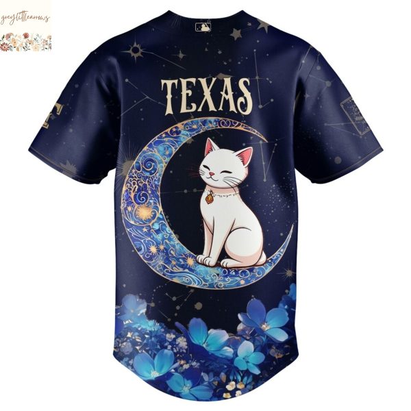 Texas Rangers x Cat Version Tarot Baseball Jersey