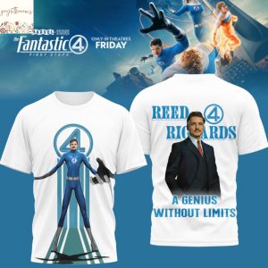 The Fantastic Four Reed Richards A Genius Without Limits 3D T-Shirt