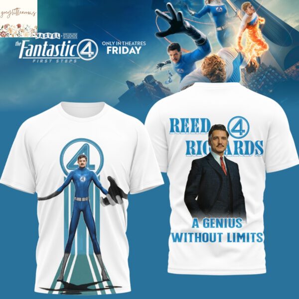 The Fantastic Four Reed Richards A Genius Without Limits 3D T-Shirt