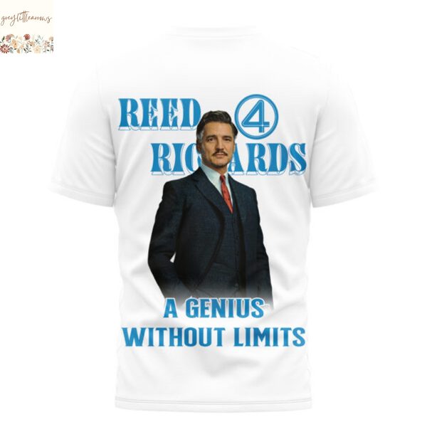 The Fantastic Four Reed Richards A Genius Without Limits 3D T-Shirt
