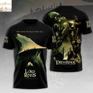 The Lord Of The Rings One Ring To Rule Them All 3D T-Shirt