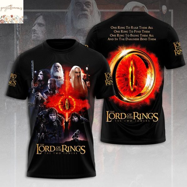 The Lord Of The Rings The Two Towers 3D T-Shirt