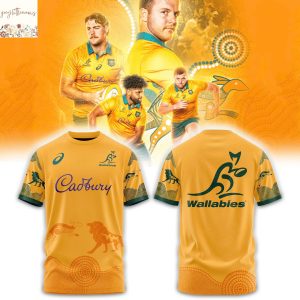 Wallabies Rugby Lions Tour 2025 3D T-Shirt