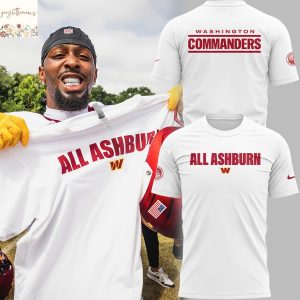 2025 All Ashburn Washington Commanders 3D T-Shirt