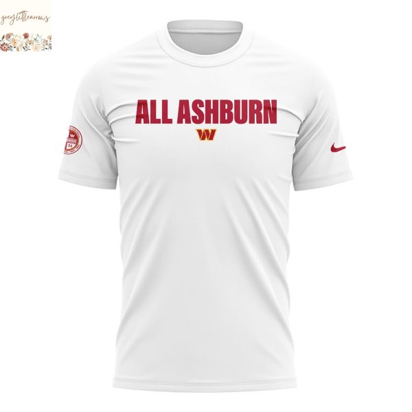 2025 All Ashburn Washington Commanders 3D T-Shirt