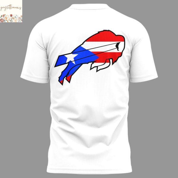 2025 Buffalo Bills Puerto Rico Celebration Hispanic Heritage 3D T-Shirt