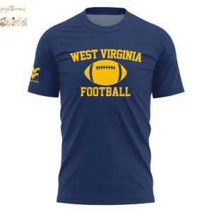 2025 Coach Rich Rodriguez West Virginia Mountaineers Football 3D T-Shirt