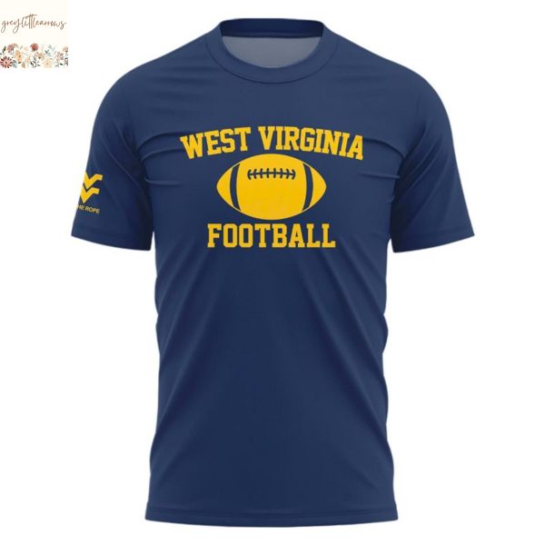 2025 Coach Rich Rodriguez West Virginia Mountaineers Football 3D T-Shirt