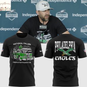 2025 National Fallen Firefighters Foundation x Philadelphia Eagles 3D T-Shirt
