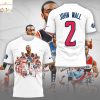 2025 Buffalo Bills Red Helmets Back 3D T-Shirt