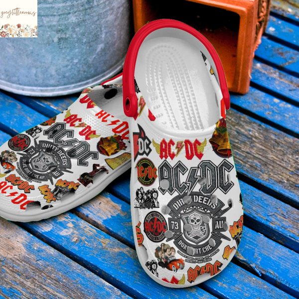 AC DC Dirty Deeds Done Dirt Cheap Crocs
