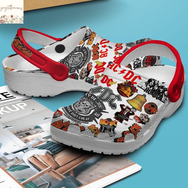 AC DC Dirty Deeds Done Dirt Cheap Crocs