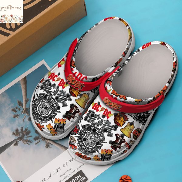 AC DC Dirty Deeds Done Dirt Cheap Crocs