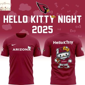 Arizona Cardinals x Cat Kitty 2025 3D T-Shirt