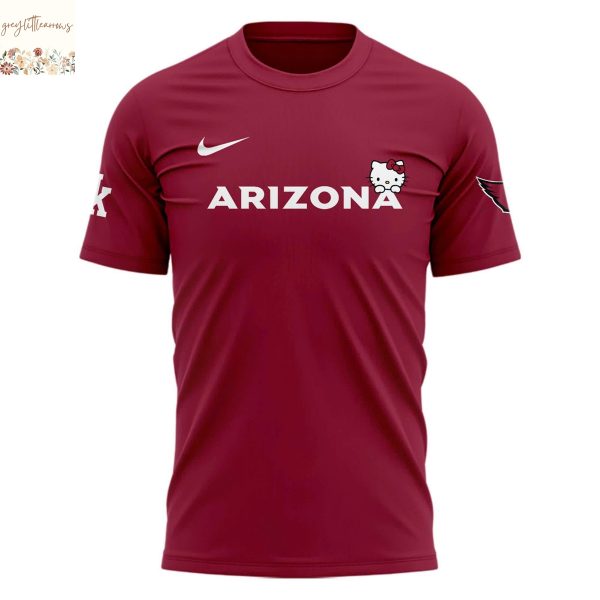 Arizona Cardinals x Cat Kitty 2025 3D T-Shirt