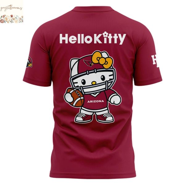 Arizona Cardinals x Cat Kitty 2025 3D T-Shirt