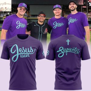 Arizona Diamondbacks Jesus Won 3D T-Shirt