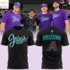 Arizona Diamondbacks Jesus Won 3D T-Shirt – Purple