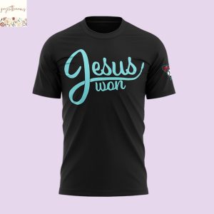 Arizona Diamondbacks Jesus Won 3D T-Shirt – Black