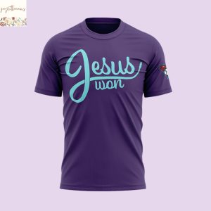 Arizona Diamondbacks Jesus Won 3D T-Shirt – Purple