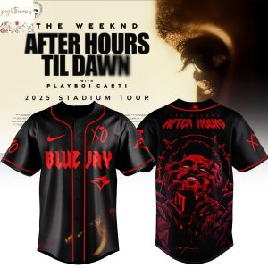Blue Jay x The Weeknd After Hours Til Dawn 2025 Baseball Jersey